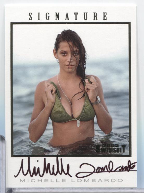 Michelle Lombardo Model 2005 Sports Illustrated Swimsuit Auto 070623MLCD19