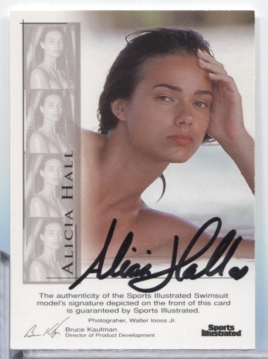 Alicia Hall Model 2005 Sports Illustrated Swimsuit Auto 070623MLCD20