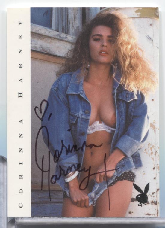 Corinna Harney Autographed 2000 Playboy's Centerfolds #73 w/COA 071023MLCD15