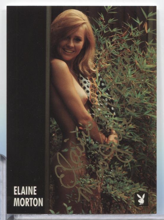 Elaine Morton Miss June Autographed 1996 Playboy Card #50 w/COA 071723MLCD16