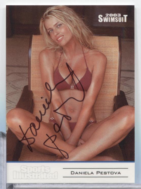 Daniela Pestova Autographed 2003 Sports Illustrated Card #2 w/COA 071723MLCD53