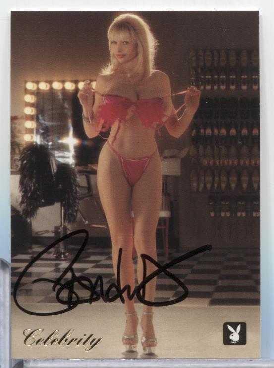 Pandora Peaks Miss June Autographed 1996 Playboy Card #2PP w/COA 071723MLCD1