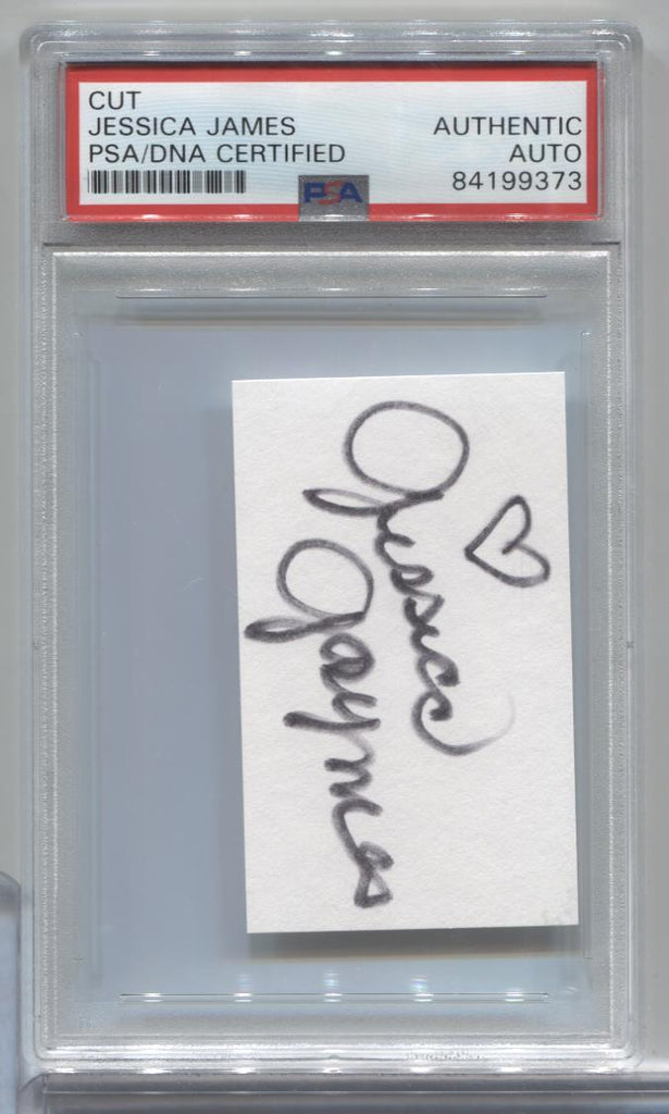 Jessica James Playboy Autographed Cut PSA/DNA Certified Authentic 071723MLCD93