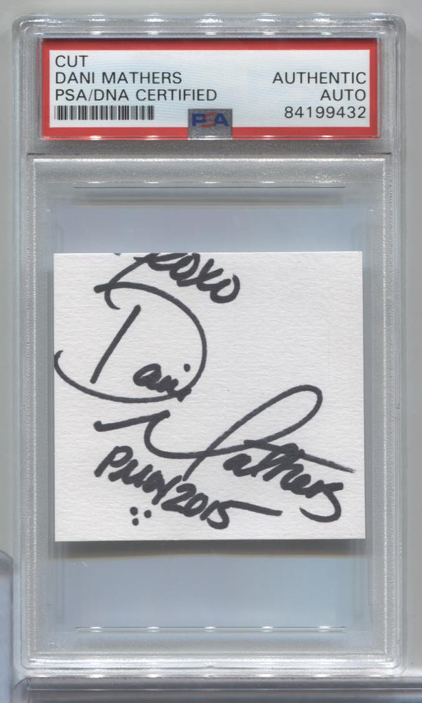 Dani Mathers Playboy Autographed Cut PSA/DNA Certified Authentic 071723MLCD89