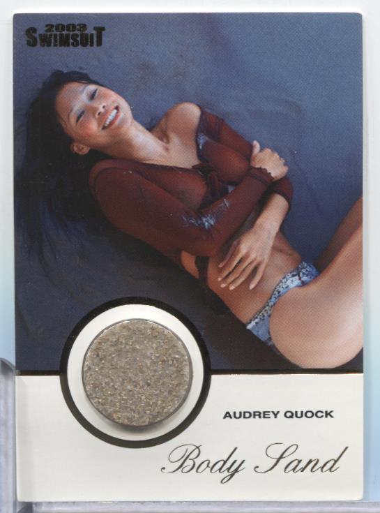 Audrey Quock 2003 Sports Illustrated Body Sand Card #S1 071723MLCD77