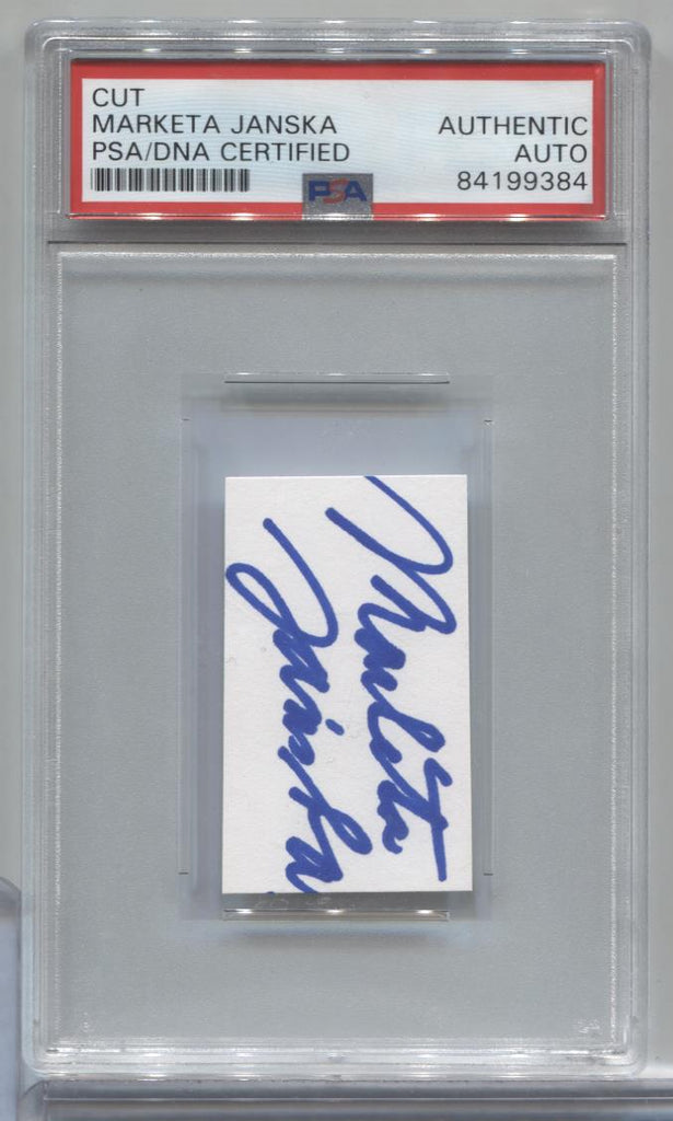 Marketa Janska Playboy Autographed Cut PSA/DNA Certified Authentic 071723MLCD96