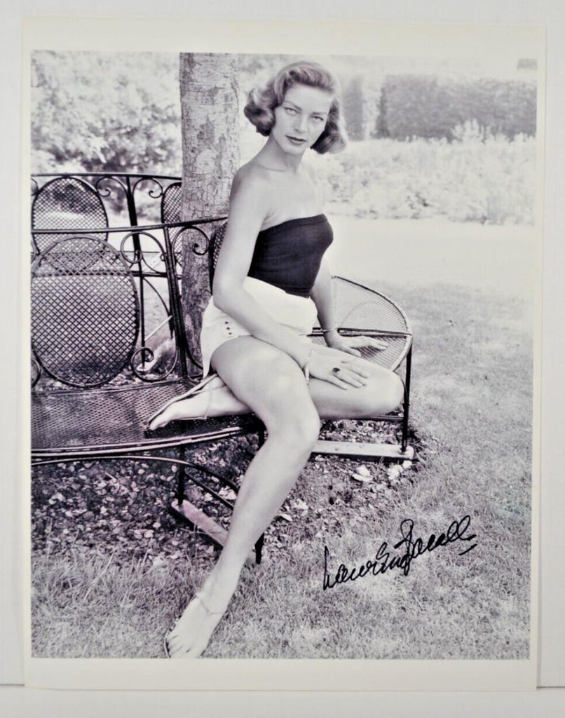 Lauren Bacall Actress Autographed 8.5"x11" Photo w/COA WWE6-31