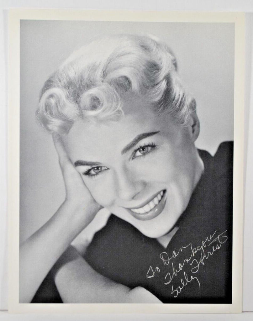 Sally Forrest Actress Autographed 8.5"x11" Photo w/COA WWE6-34