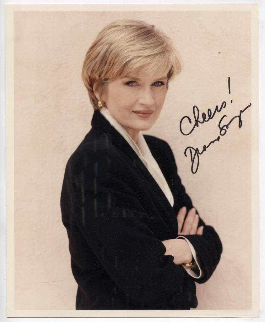 Diane Sawyer Broadcaster Autographed 8"x10" Photo w/COA WWE6-9