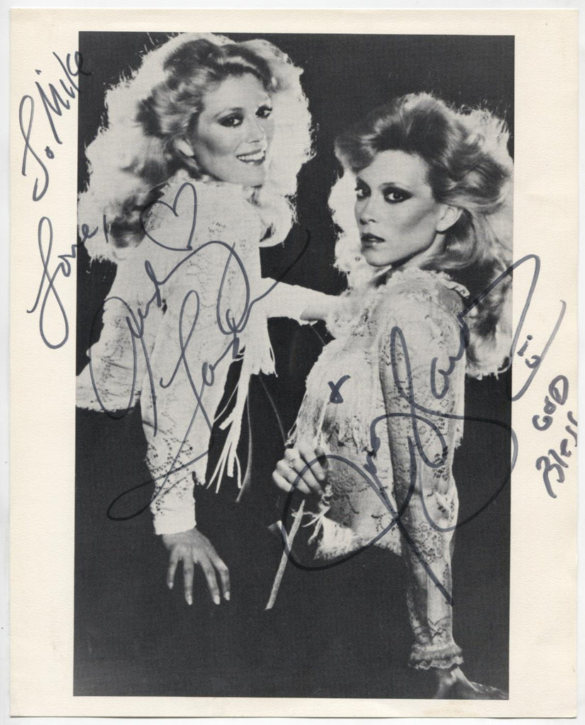 Audrey & Judy Landers Actresses Autographed 8"x10" Photo w/COA WWE6-2
