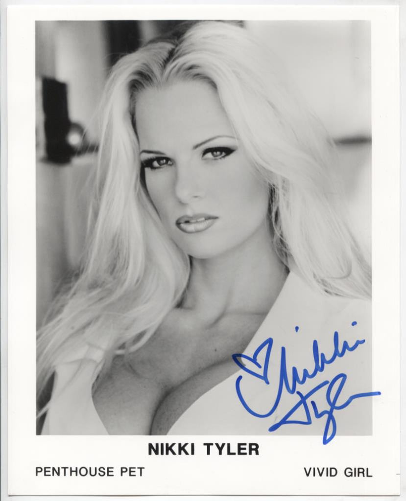 Nikki Tyler Penthouse Autographed 8"x10" Photo w/COA WWE6-193