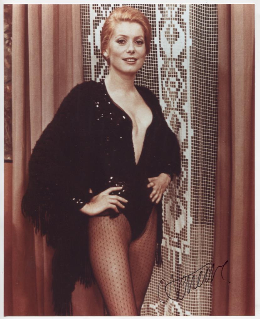 Catherine Deneuve Actress Autographed 8"x10" Photo w/JG Autographs COA WWE8-83