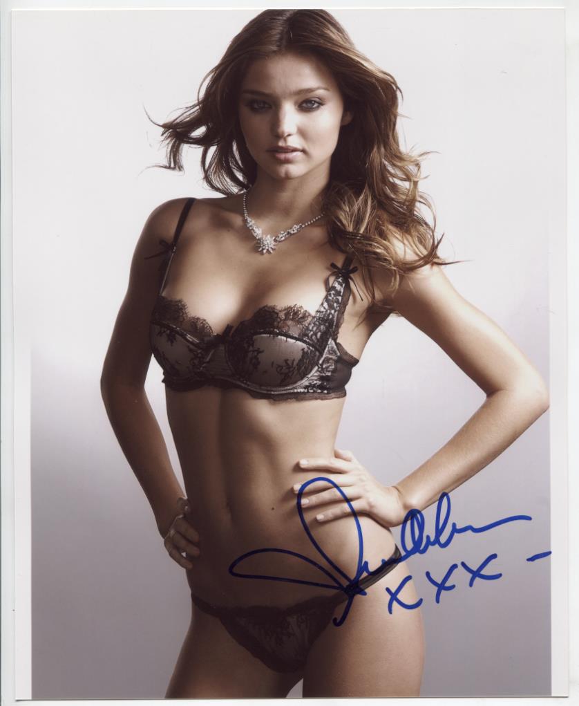 Miranda Kerr Model Autographed 8"x10" Photo w/COA WWE9-16