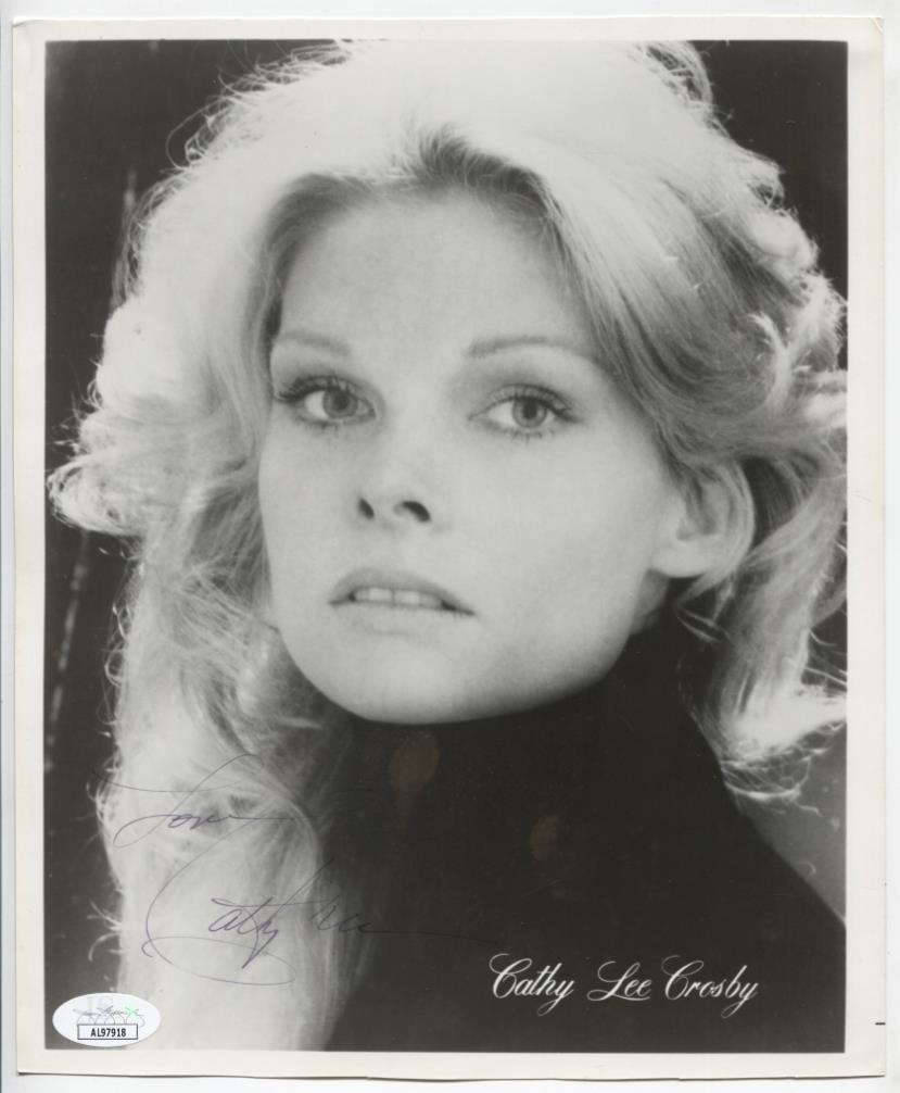 Cathy Lee Crosby Actress Autographed 8"x10" Photo w/JSA COA WWE10-14