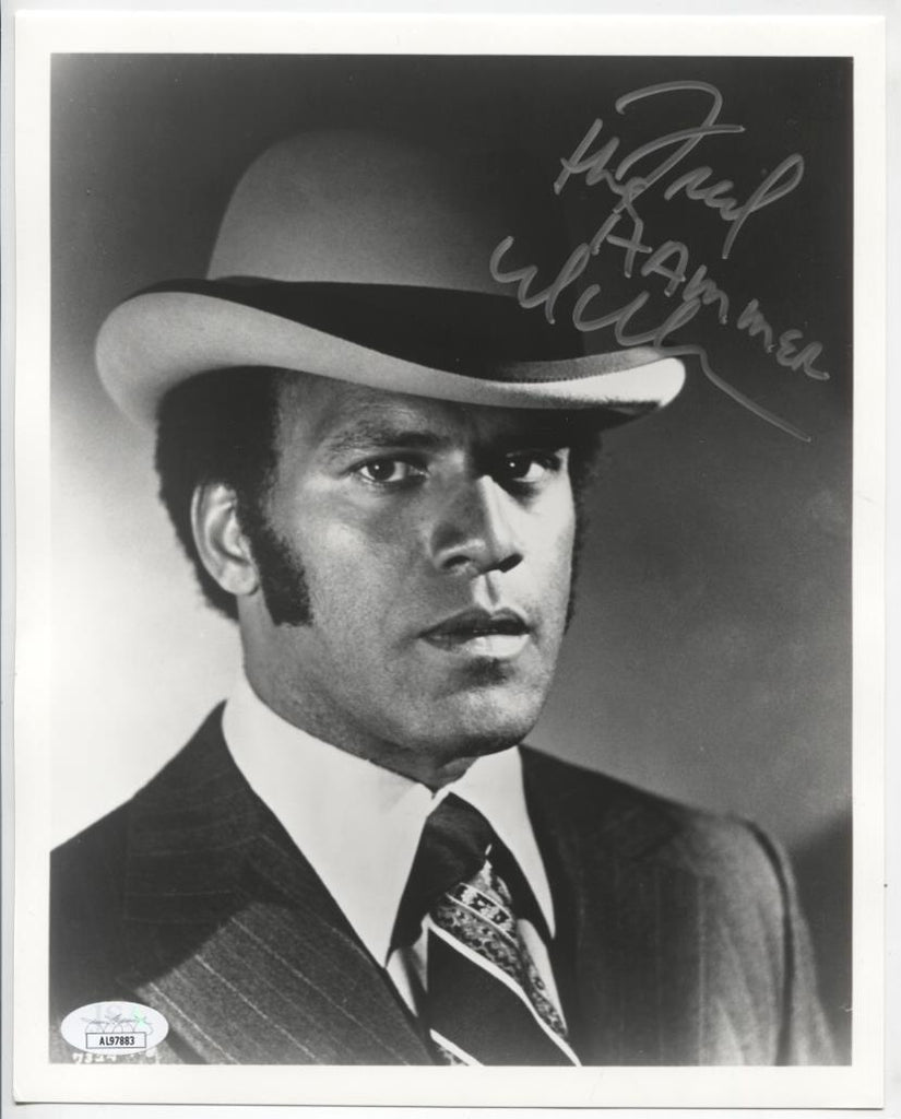 Fred The Hammer Williamson Actor Autographed 8"x10" Photo w/JSA COA WWE10-19