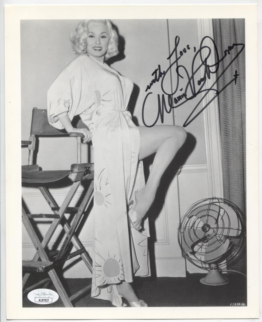Mamie Van Doren Actress Autographed 8"x10" Photo w/JSA COA WWE10-13