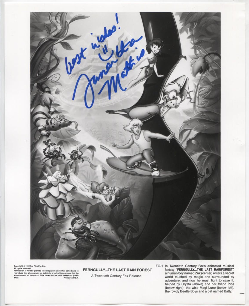 Samantha Mathis Ferngullly Autographed 8"x10" Photo w/COA WWE10-104