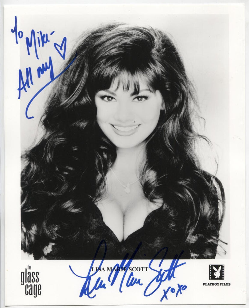 Lisa Marie Scott Playboy Autographed 8"x10" Photo w/COA WWE10-86