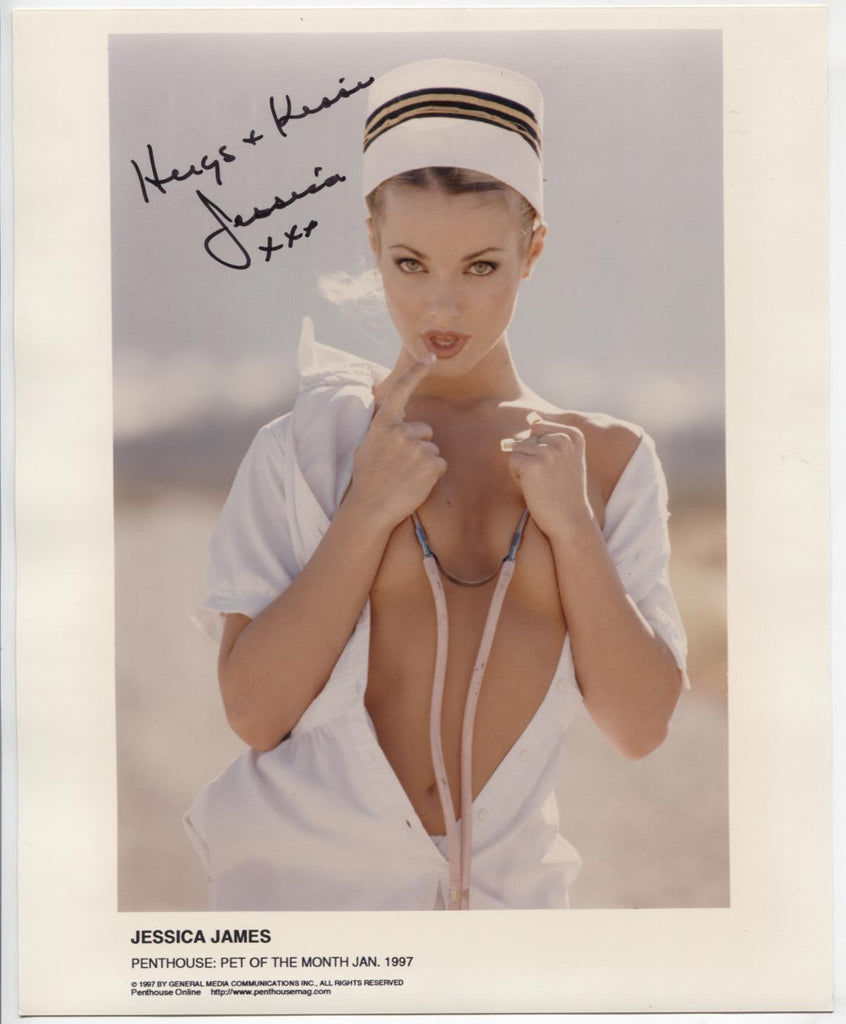 Jessica James Penthouse Autographed 8"x10" Photo w/COA WWE10-88