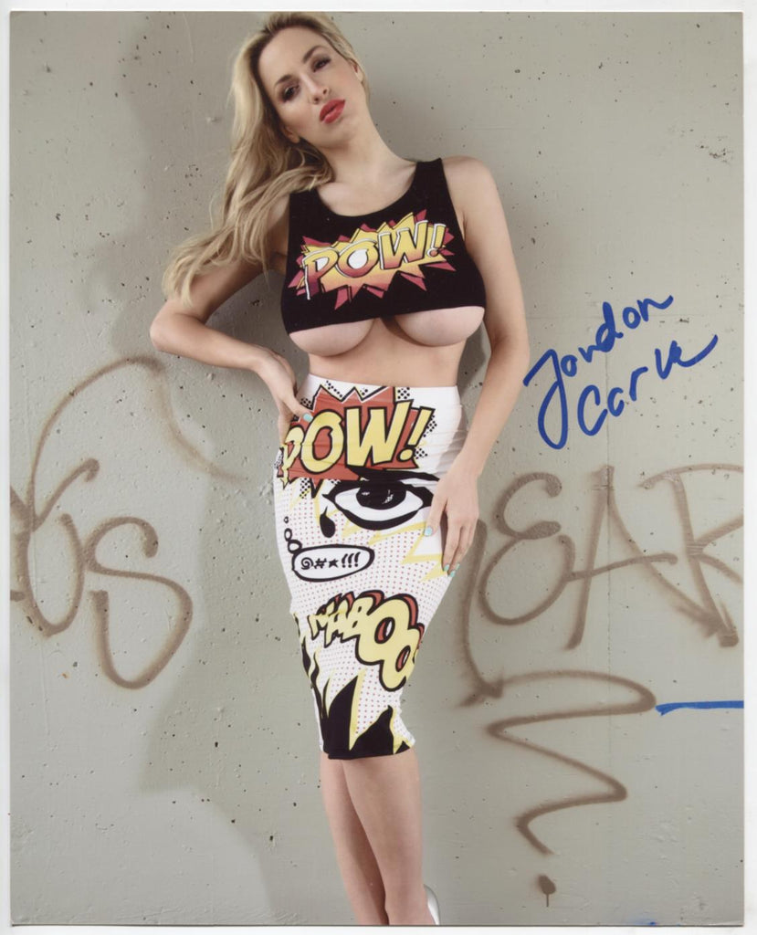 Jordan Carver Model Autographed 8"x10" Photo w/COA WWE13-129
