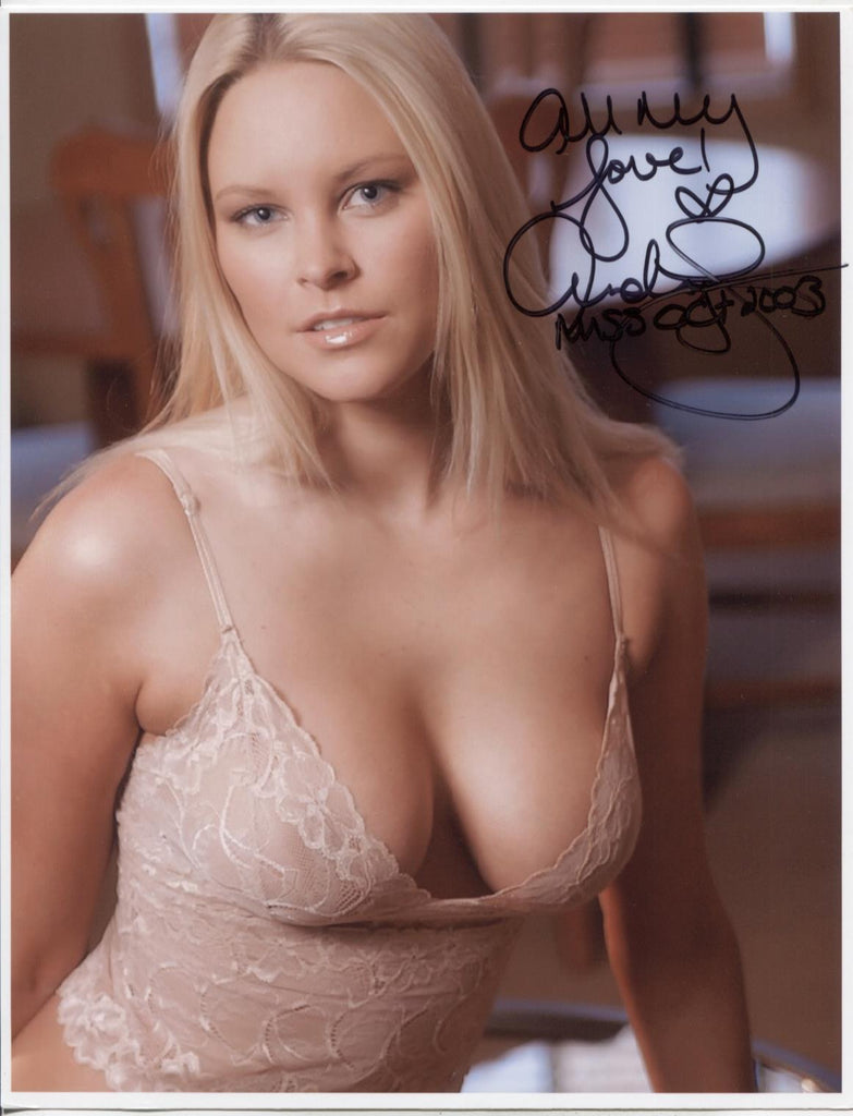 Audra Lynn Playboy Autographed 8.5"x11" Photo w/COA WWE14-24