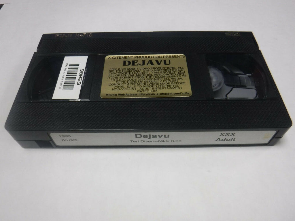 Dejavu Teri Diver Nikki Sinn 1993 85mins Adult VHS 010519AMP