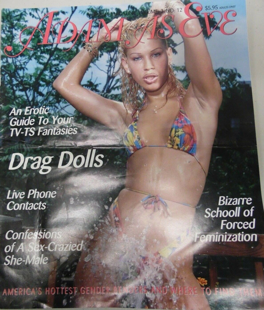 Adam As Eve She-Male Magazine Drag Doll vol.3 #12 1996 013119lm-ep