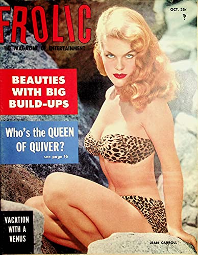 Frolic Men's Magazine Covergirl Jean Carroll October 1955 092526AMP-