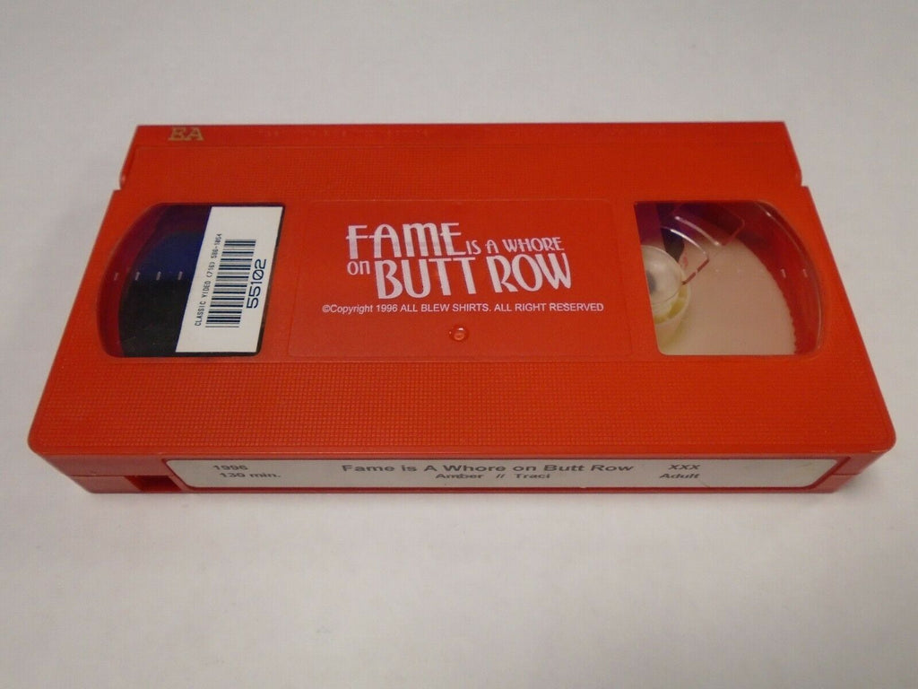 Fame is a Whore on Butt Row Amber Traci 1996 120m Adult VHS 050819AMP