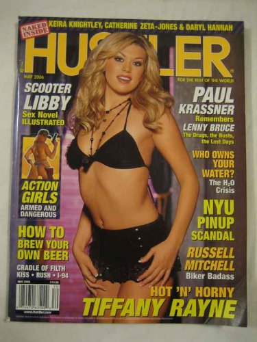 Hustler V.32 #12 May 2006 Scooter Libby Paul Krassner Lenny Bruce Tiffany Rayne