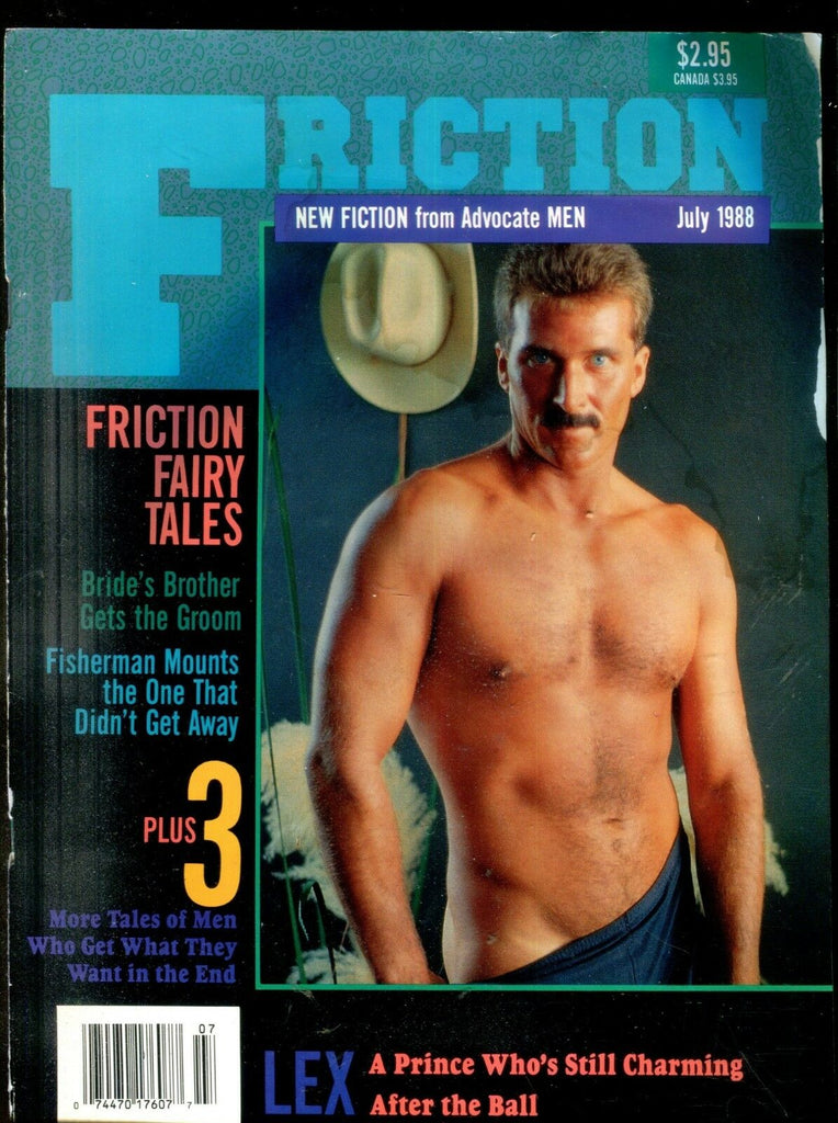 Friction Gay Magazine Cover Guy Lex July 1988 120418lm-ep