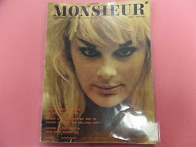 Monsieur Adult Magazine Elaine June 1962 040116lm-ep