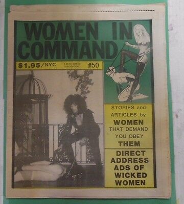 Women In Command Fetish Newspaper Obey Them #50 051113lm-epa