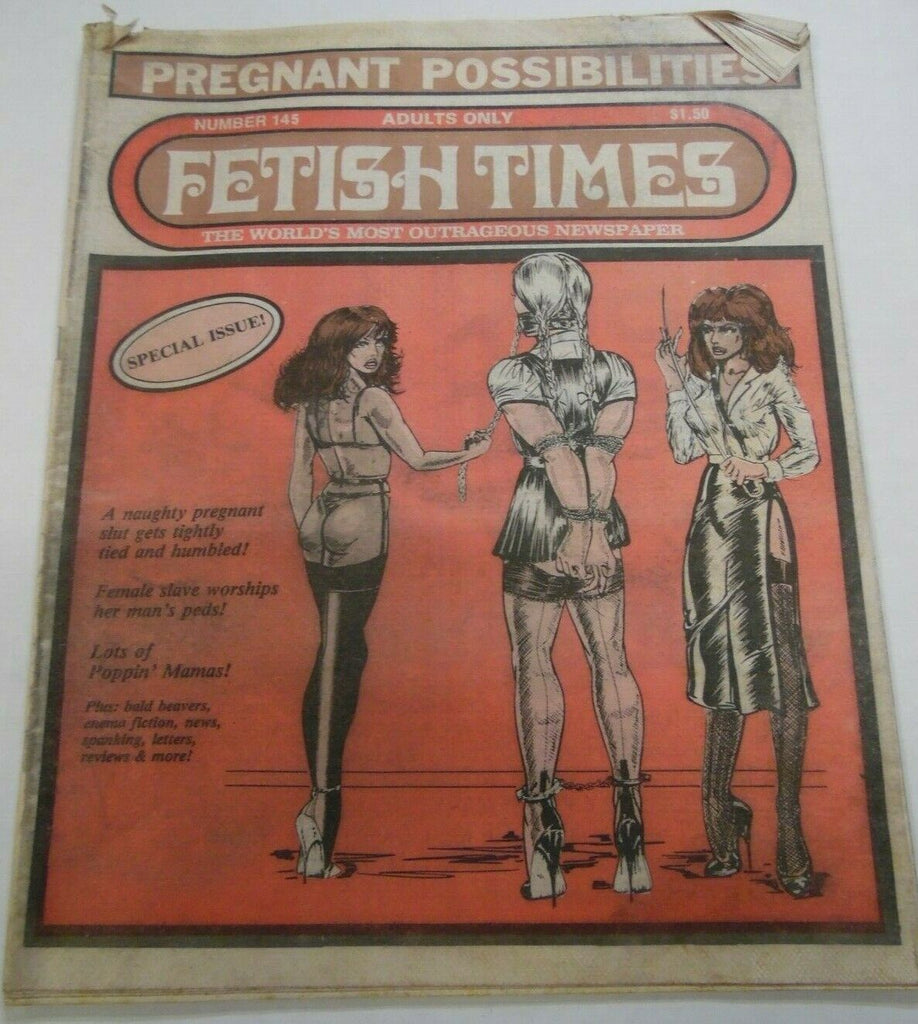 Fetish Times Newspaper Special Pregnant Possibilities #145 1986 013020lm-ep