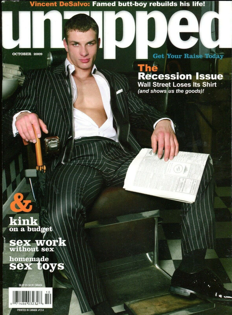 Unzipped Gay Magazine Cover Guy Miro October 2009 051619lm-ep