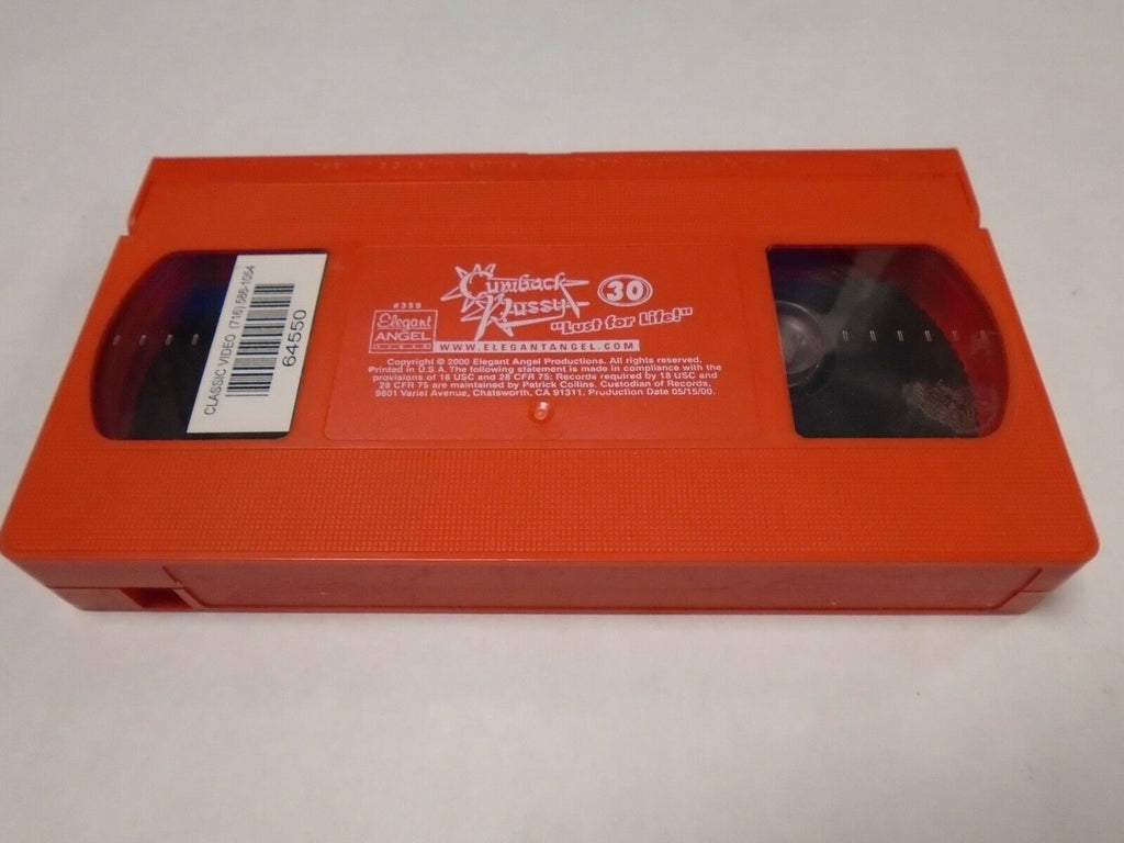 Cumback Pussy 30 Lust for Life 2000 Elegant Angel Adult VHS 021419AMP
