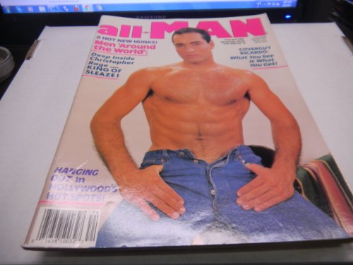 All Man Gay Adult Magazine "Coverguy Ricardo: What You See Is What You Get!" Winter 1987
