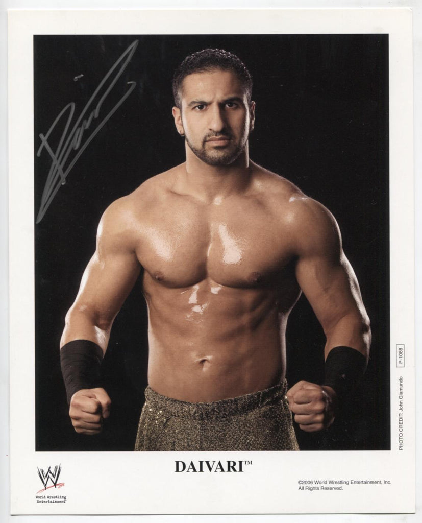 Daivari WWE Autographed 8"x10" Promotional Photo w/COA WWE1-88