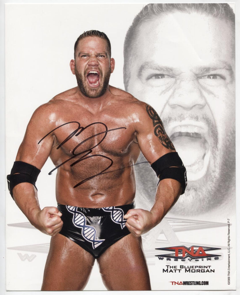 Matt Morgan The Blueprint Autographed 8"x10" Photo w/COA WWE2-14