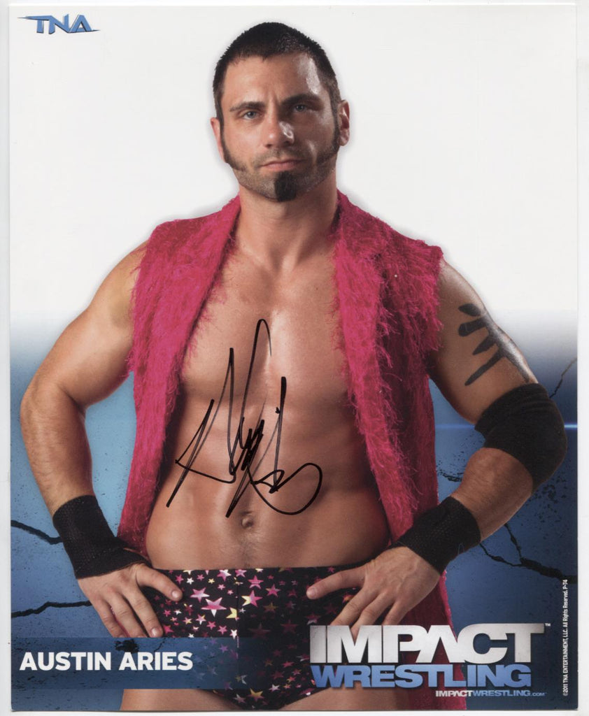 Austin Aries TNA Autographed 8"x10" Photo w/COA WWE2-3