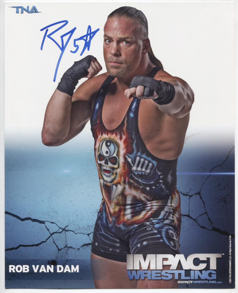 Rob Van Dam RVD Autographed 8"x10" Photo w/COA WWE2-16