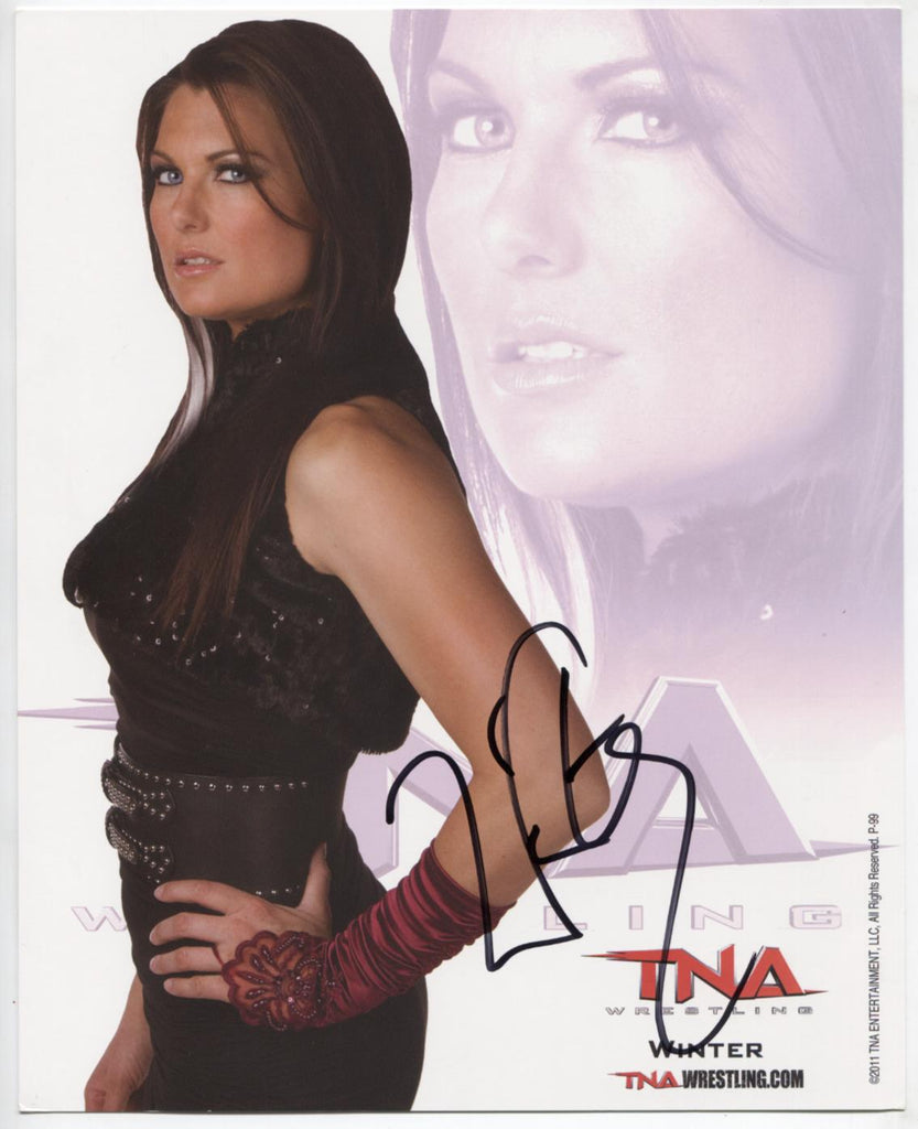 Winter TNA Autographed 8"x10" Photo w/COA WWE2-31