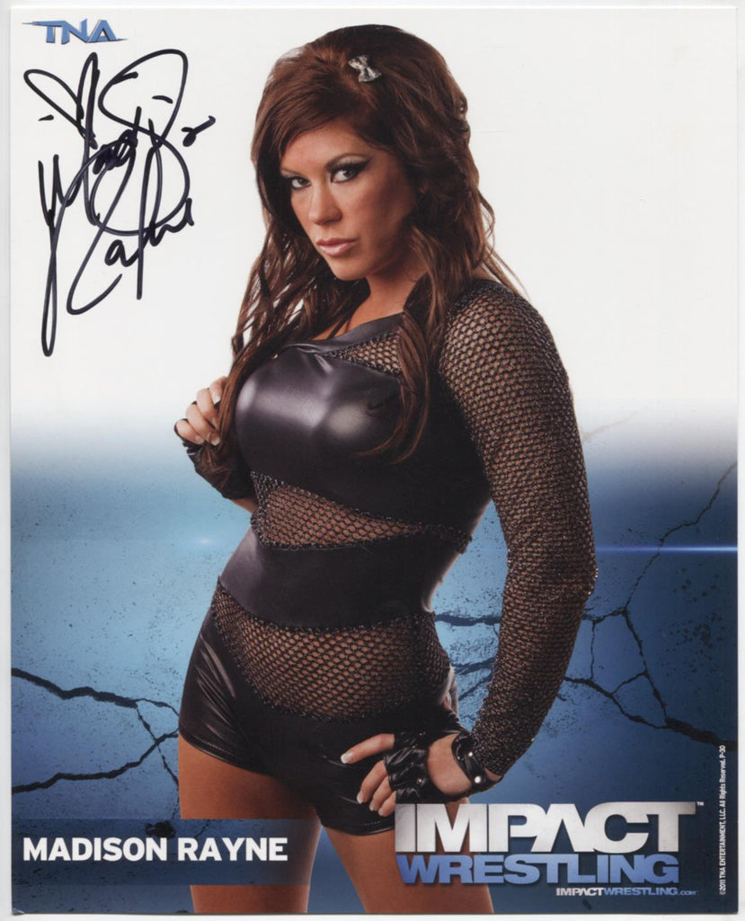 Madison Rayne TNA Autographed 8"x10" Photo w/COA WWE2-29