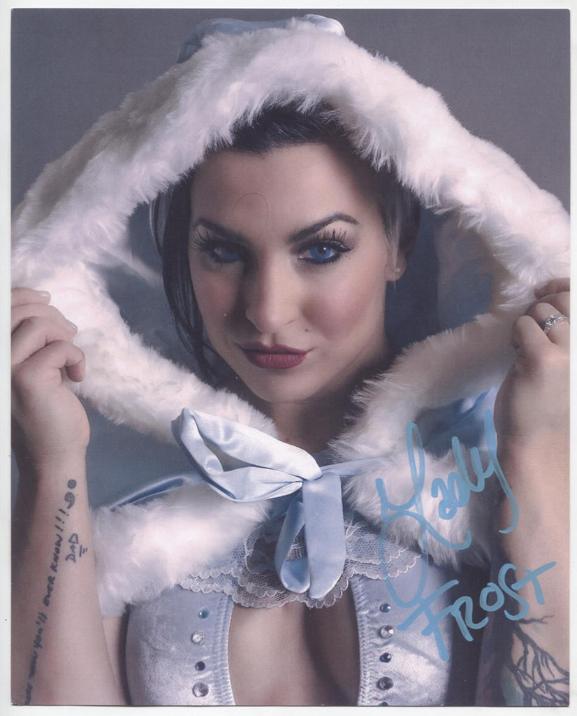 Lady Frost AEW Autographed 8"x10" Photo w/COA WWE2-114