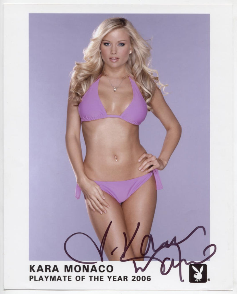 Kara Monaco Playboy Autographed 8"x10" Promo Photo w/COA WWE3-5