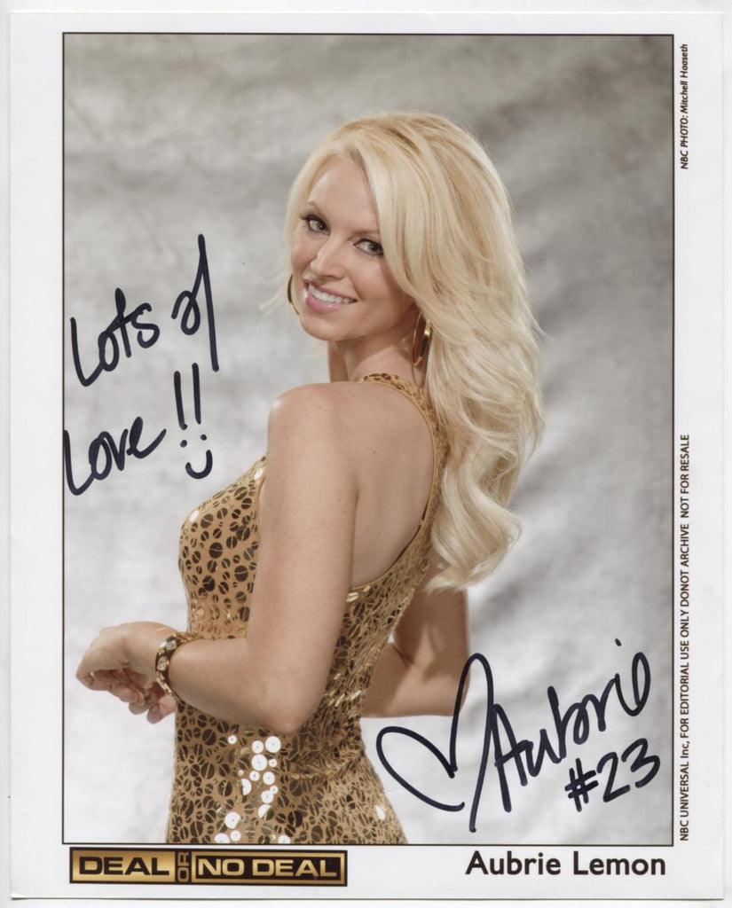 Aubrie Lemon Actress Autographed Inscribed 8"x10" Photo w/COA WWE4-9