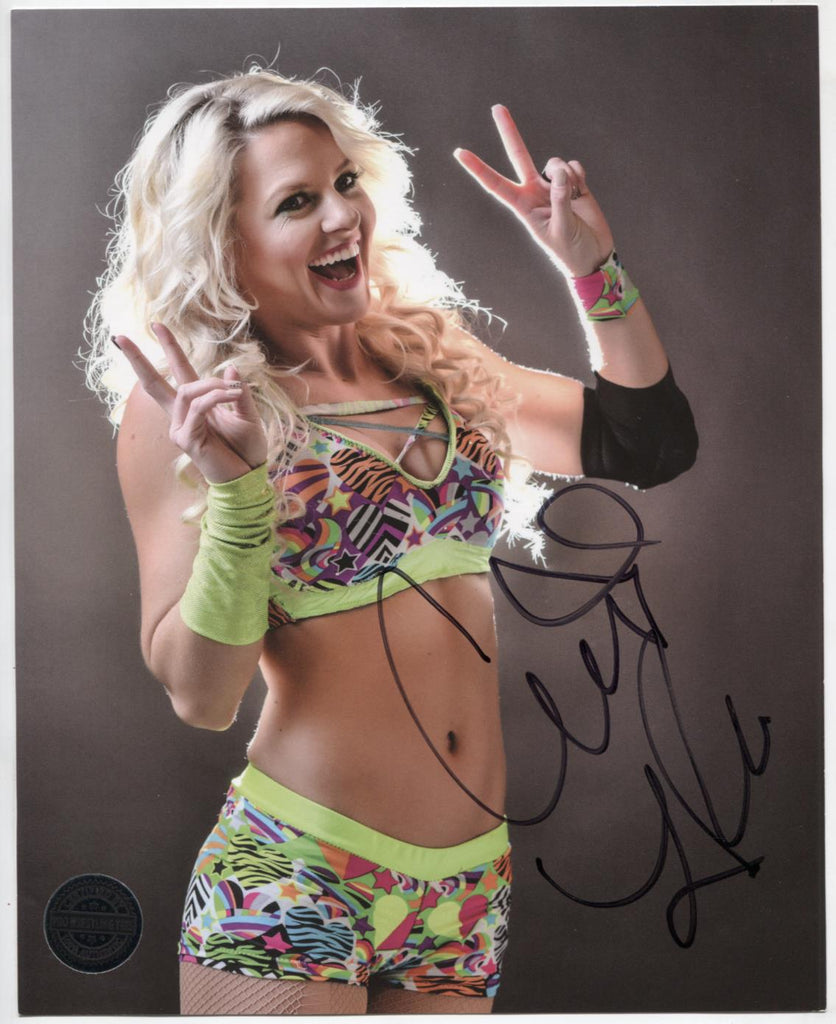 Candice LeRae Wrestler Autographed 8"x10" Photo w/COA WWE4-88