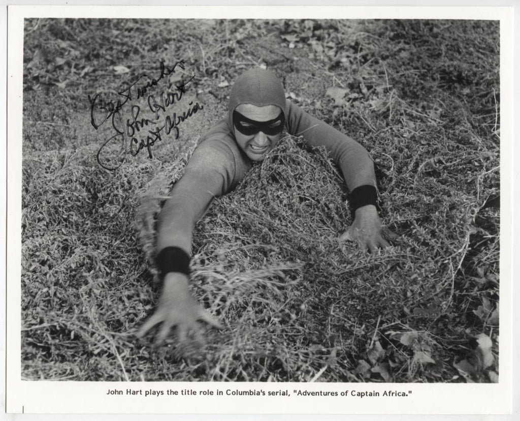 John Hart Captain Africa Actor Autographed 8"x10" Photo w/COA WWE5-18