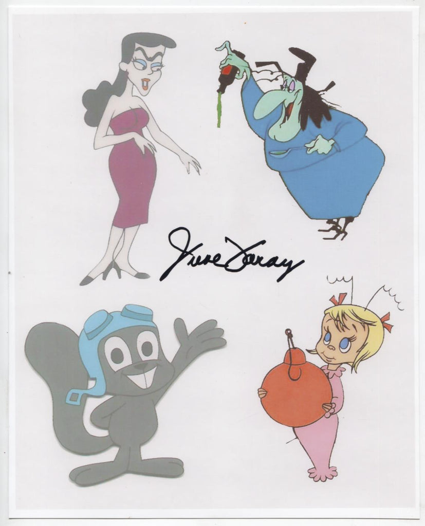 June Foray Voice Actress Autographed 8"x10" Photo w/COA WWE5-8