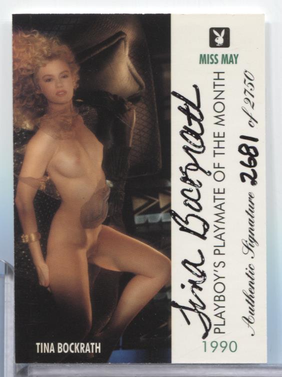 Tina Bockrath Miss May 1995 Playboy Auto 2681/2750 #111 062123MLCD28